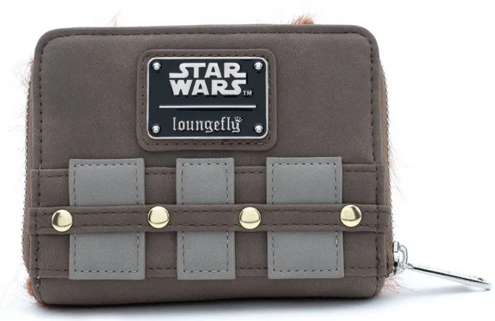 Portefeuille zippé L&#039;Empire Contre-Attaque Chewbacca Cosplay Loungefly