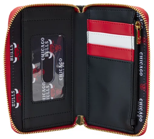 Portefeuille zippé Chicago Bull Patch Icons Loungefly