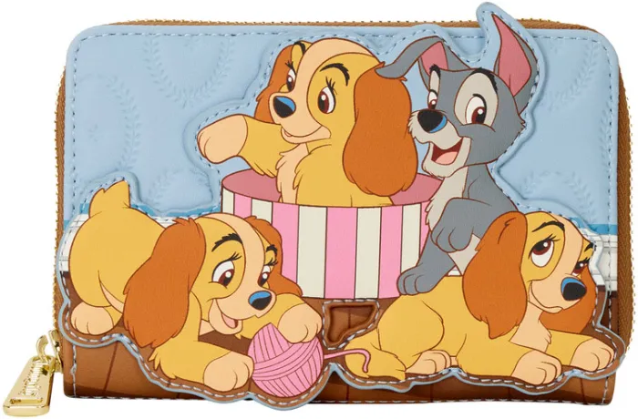 Portefeuille zippé Chiots Loungefly