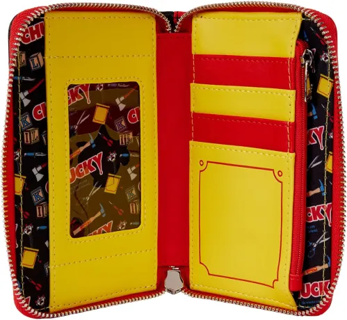 Portefeuille zippé Chucky Jack In The Box Loungefly