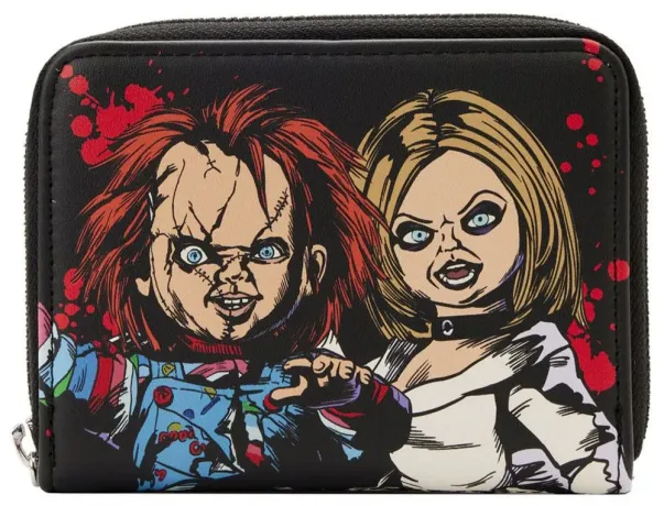Portefeuille zippé Happy Couple Tiffany et Chucky Loungefly