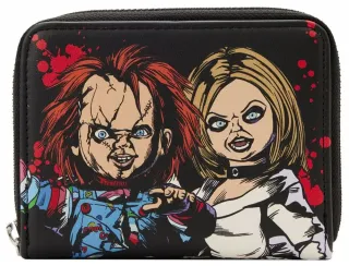 Portefeuille zippé Happy Couple Tiffany et Chucky Loungefly