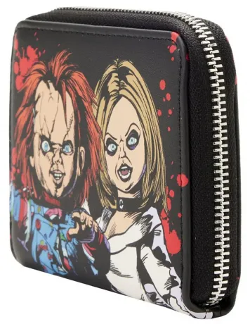 Portefeuille zippé Happy Couple Tiffany et Chucky Loungefly