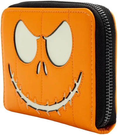 Portefeuille zippé Citrouille Jack Glow Loungefly