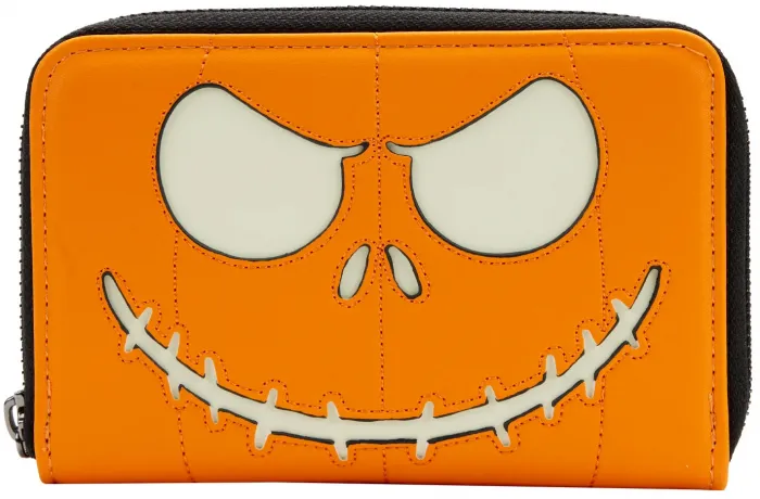 Portefeuille zippé Citrouille Jack Glow Loungefly