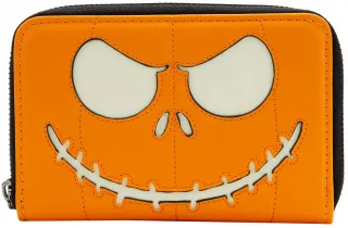 Portefeuille zippé Citrouille Jack Glow Loungefly