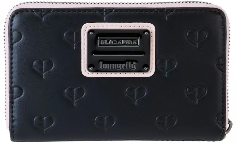 Portefeuille zippé Cœur Impression Intégrale Loungefly