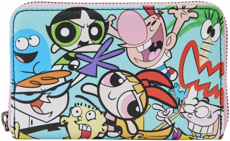 Portefeuille zippé Collage Rétro Loungefly