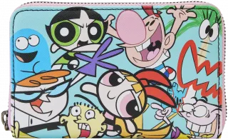 Portefeuille zippé Collage Rétro Loungefly