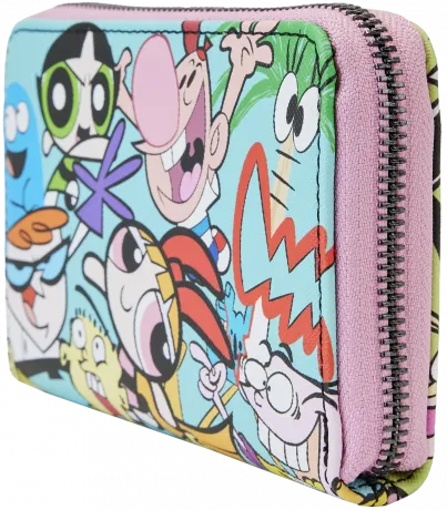 Portefeuille zippé Collage Rétro Loungefly