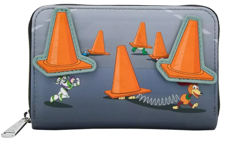 Portefeuille zippé Cône de signalisation Loungefly