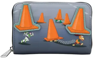 Portefeuille zippé Cône de signalisation Loungefly