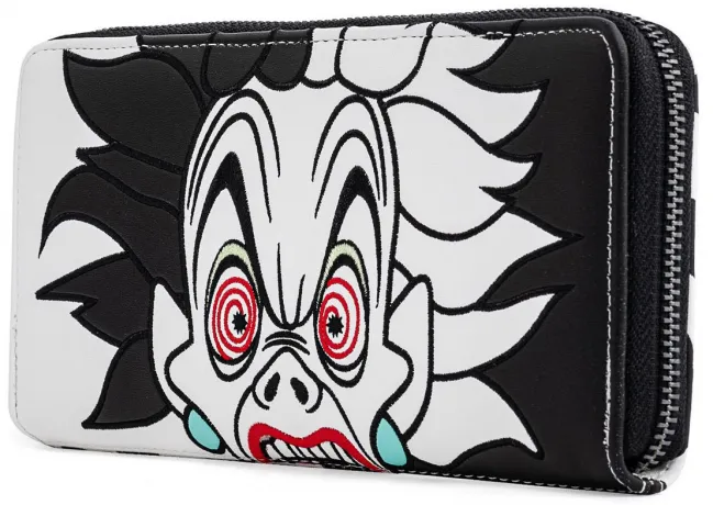 Portefeuille zippé Cruella d&#039;Enfer Spots Cosplay Loungefly