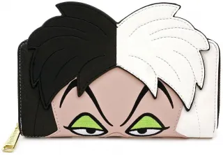 Portefeuille zippé Cruella d&#039;Enfer Cosplay Loungefly