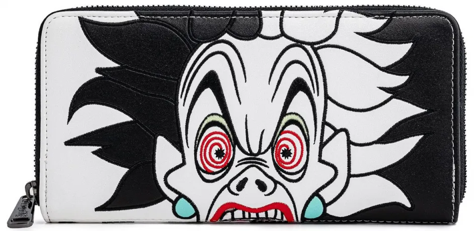 Portefeuille zippé Cruella d&#039;Enfer Spots Cosplay Loungefly