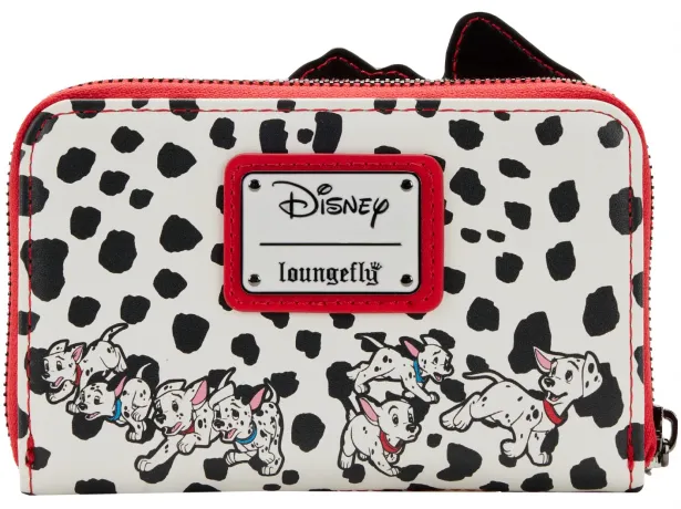 Portefeuille zippé Cruella d&#039;Enfer Villains Scène Loungefly