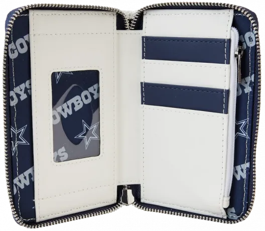 Portefeuille zippé Dallas Cowboys Sequin Loungefly