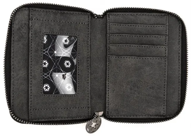 Portefeuille zippé Dark Vador Loungefly