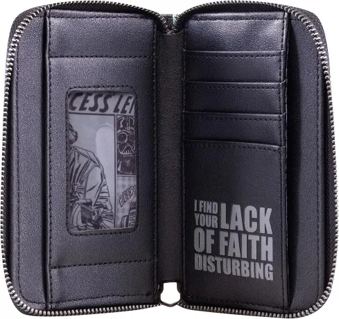 Portefeuille zippé Dark Vador Scène Loungefly