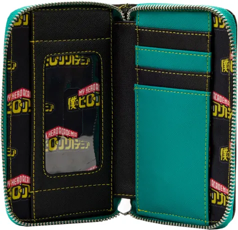 Portefeuille zippé Deku Loungefly