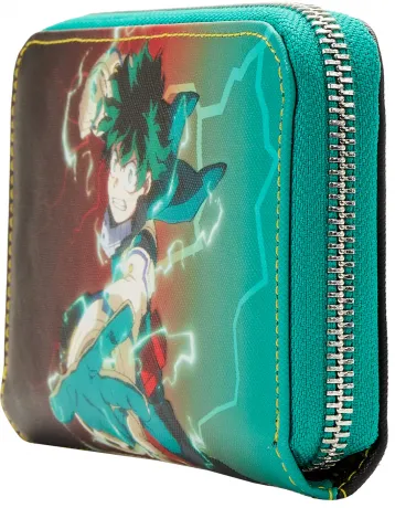 Portefeuille zippé Deku Loungefly