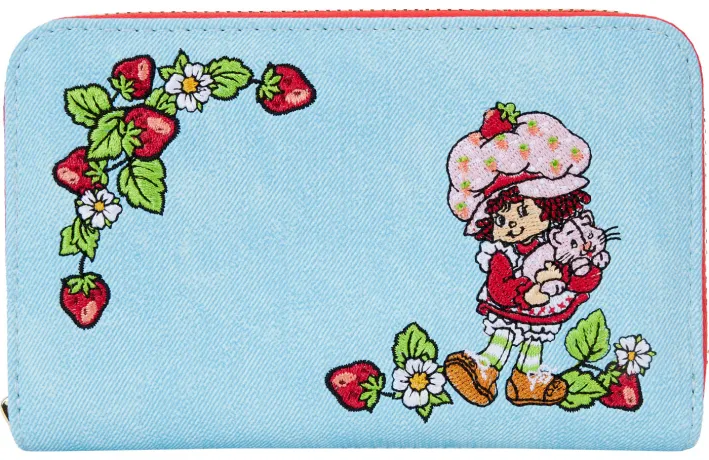 Portefeuille zippé Denim Plaid Loungefly