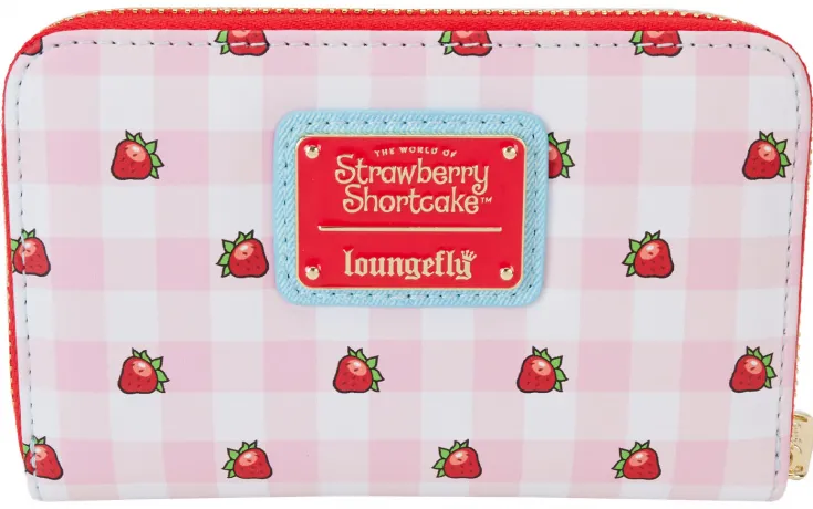 Portefeuille zippé Denim Plaid Loungefly