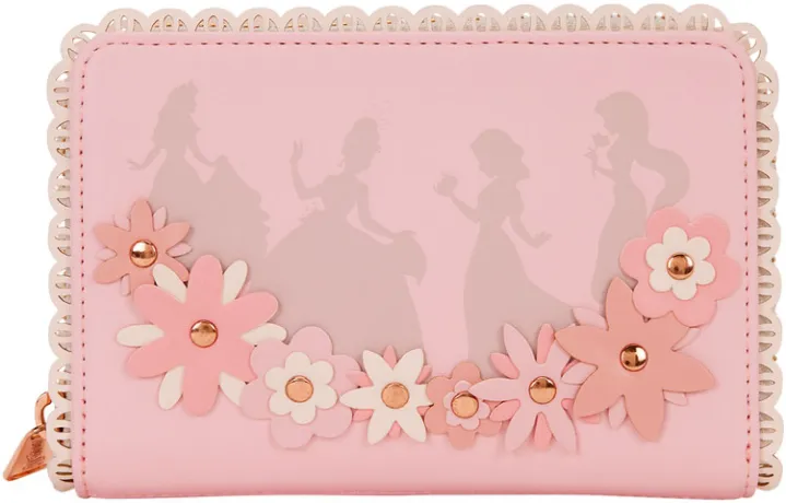 Portefeuille zippé Dentelle florale Loungefly