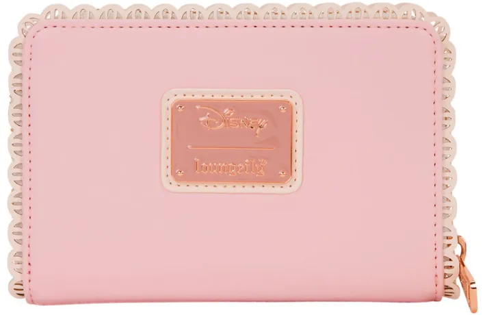 Portefeuille zippé Dentelle florale Loungefly