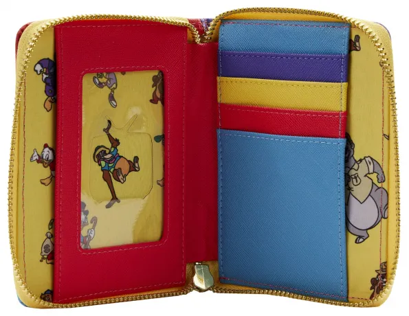 Portefeuille zippé Dessins Animés de l&#039;Après-Midi Color Block Loungefly