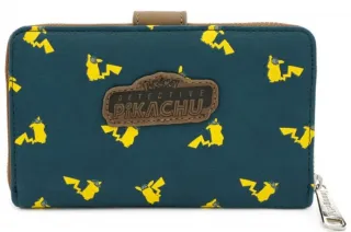 Portefeuille zippé Detective Pikachu Impression intégrale Loungefly