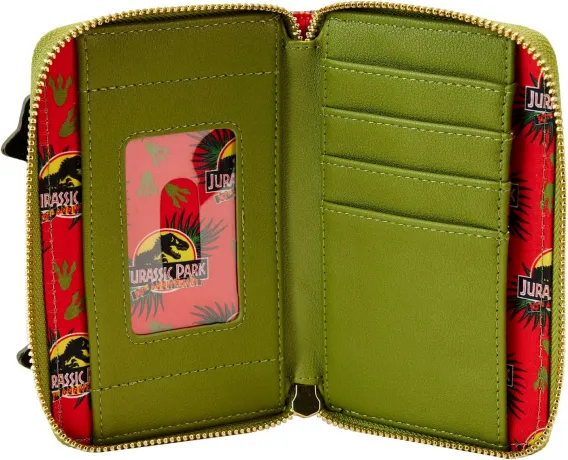 Portefeuille zippé Dilophosaurus 30ème Anniversaire Loungefly