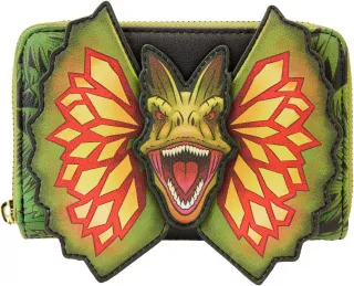 Portefeuille zippé Dilophosaurus 30ème Anniversaire Loungefly
