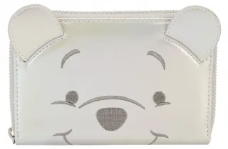 Portefeuille zippé Disney 100 Winnie L&#039;Ourson Platine Cosplay Loungefly