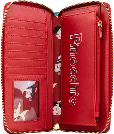 Portefeuille zippé  Disney Archives : Pinocchio Loungefly