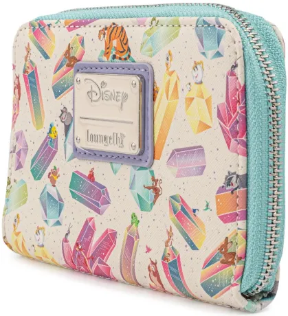 Portefeuille zippé Animaux de Disney sur du Cristal Impression Intégrale Loungefly