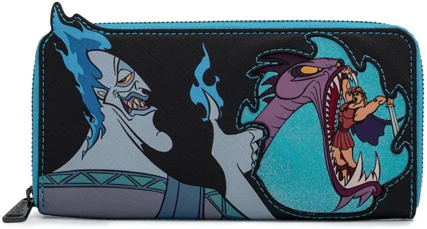 Portefeuille zippé Disney Villains Scène Hadès Loungefly