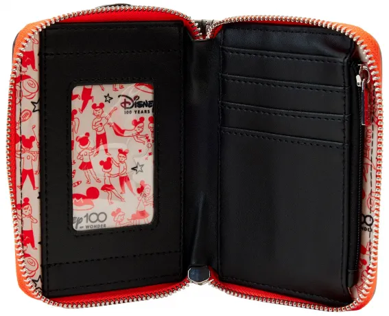 Portefeuille zippé Disney 100 Club Mickey Mouse Loungefly