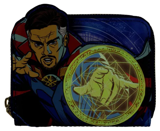 Portefeuille zippé Doctor Strange Multiverse Glow Loungefly