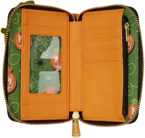 Portefeuille zippé Donald &amp; Daisy Jack-o&#039;-Lantern Glow Loungefly