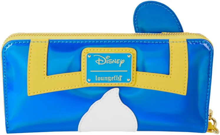 Portefeuille zippé Donald Duck 90ème Anniversaire Cosplay Métallique Loungefly