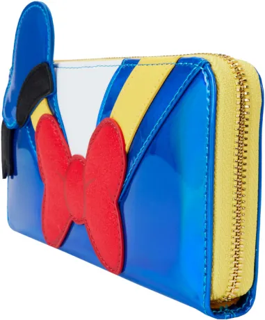 Portefeuille zippé Donald Duck 90ème Anniversaire Cosplay Métallique Loungefly