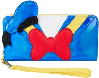 Portefeuille zippé Donald Duck 90ème Anniversaire Cosplay Métallique Loungefly
