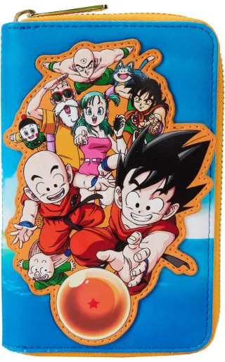 Portefeuille zippé Dragon Ball 35ème Anniversaire Loungefly