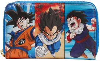 Portefeuille zippé Dragon Ball Z Trio Scènes Loungefly