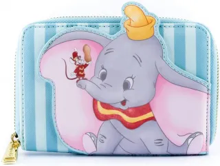 Portefeuille zippé Dumbo 80ème Anniversaire Train Loungefly