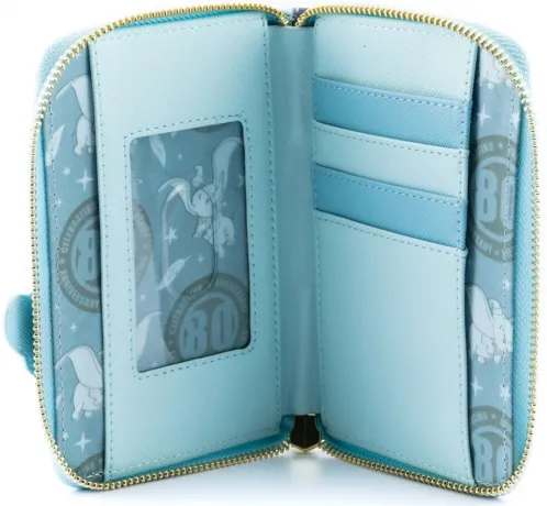 Portefeuille zippé Dumbo 80ème Anniversaire Train Loungefly