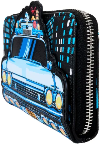 Portefeuille zippé Ecto-1 Glow Loungefly