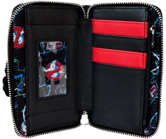 Portefeuille zippé Ecto-1 Glow Loungefly