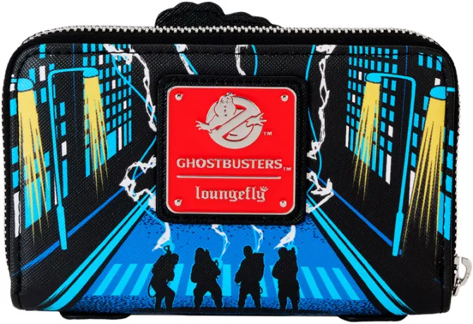 Portefeuille zippé Ecto-1 Glow Loungefly